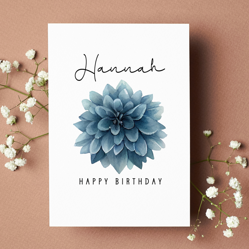 Personalised Happy Birthday Card