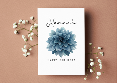 Personalised Happy Birthday Card