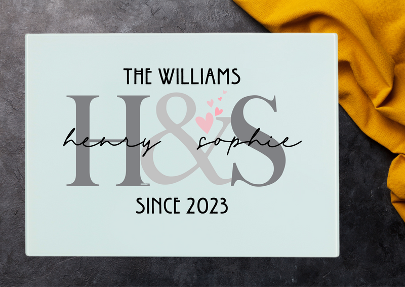 Personalised chopping board