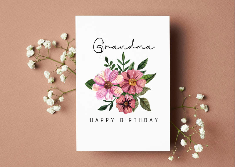 Happy Birthday Card For Grandma