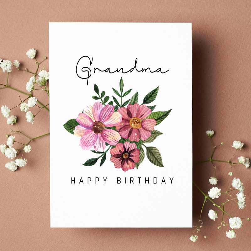 Happy Birthday Card For Grandma