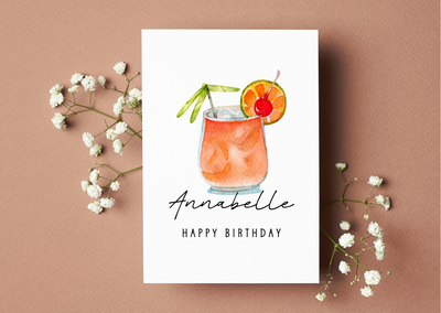 Personalised Happy Birthday Card