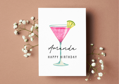 Personalised Happy Birthday Card