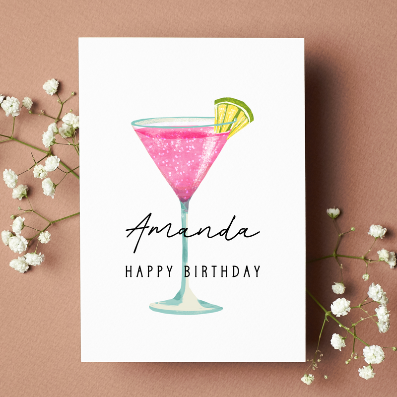 personalised birthday card