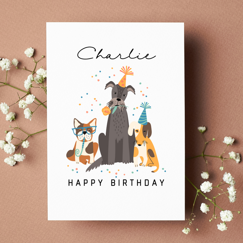 Personalised Happy Birthday Card