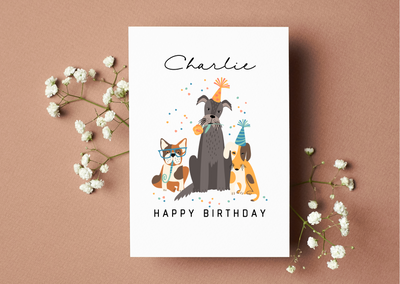 personalised birthday card