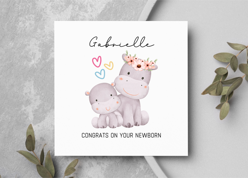 congrats on your new born card