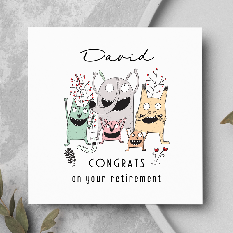 Personalised Congratulations Card