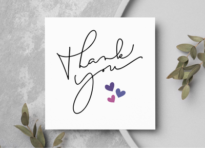 Thank You Card