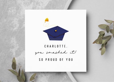 Personalised So Proud Of You Card