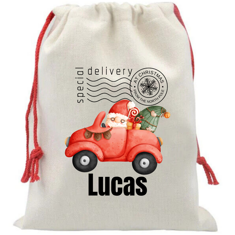 personalised Christmas sack