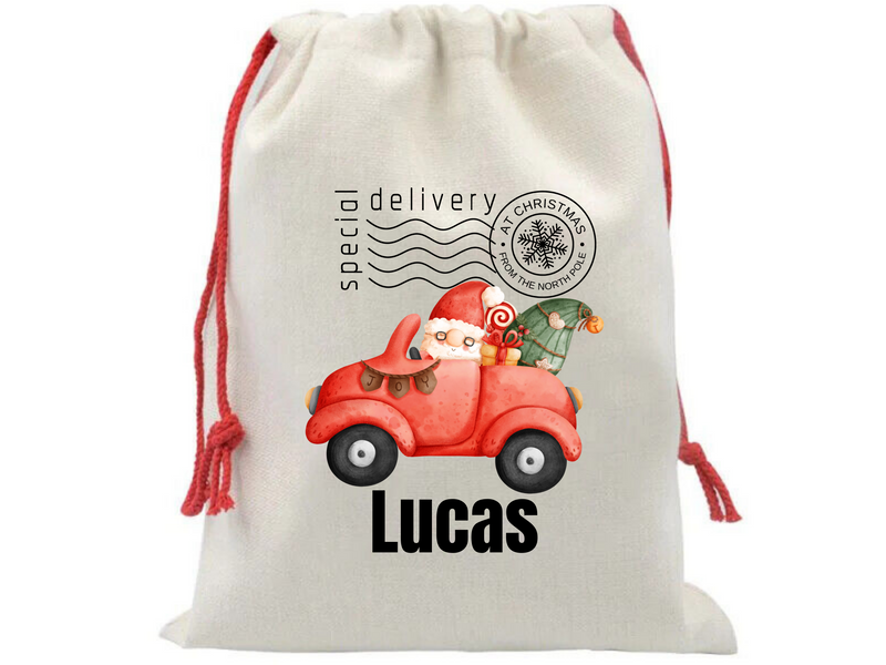 Personalised Santa Christmas Gifts Sack