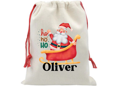 Personalised Santa Claus Christmas Gifts Sack