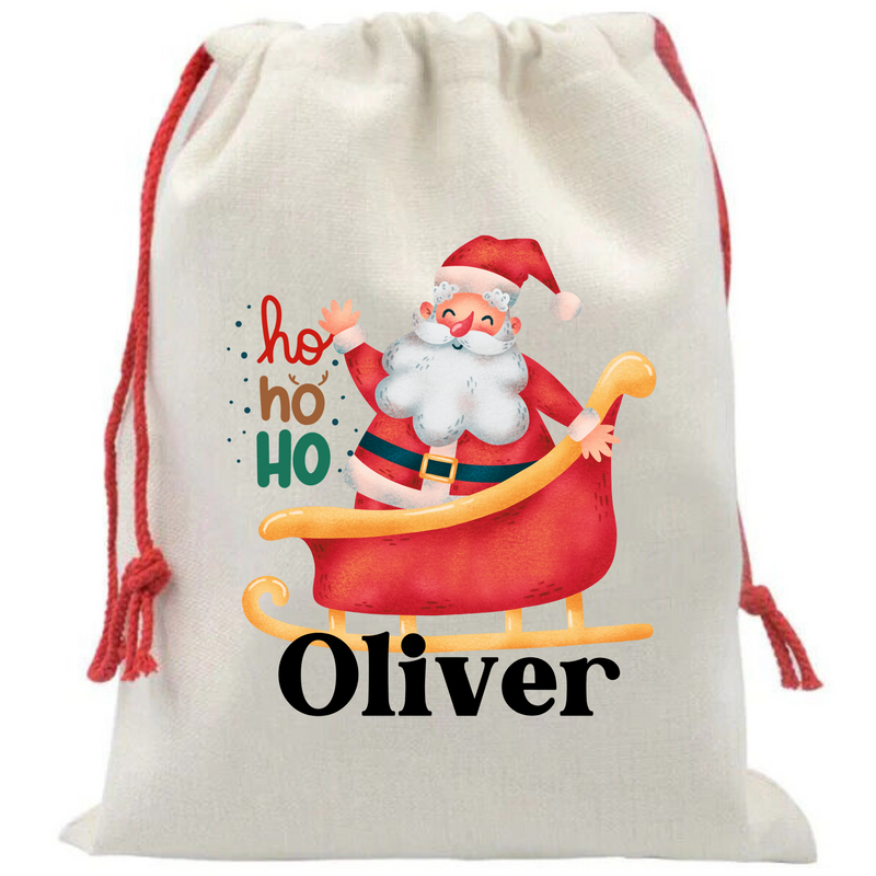 Personalised Santa Claus Christmas Gifts Sack