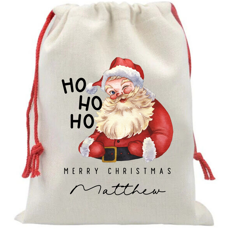 Personalised Merry Christmas Gifts Sack