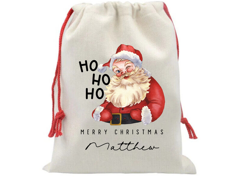 Personalised Merry Christmas Gifts Sack