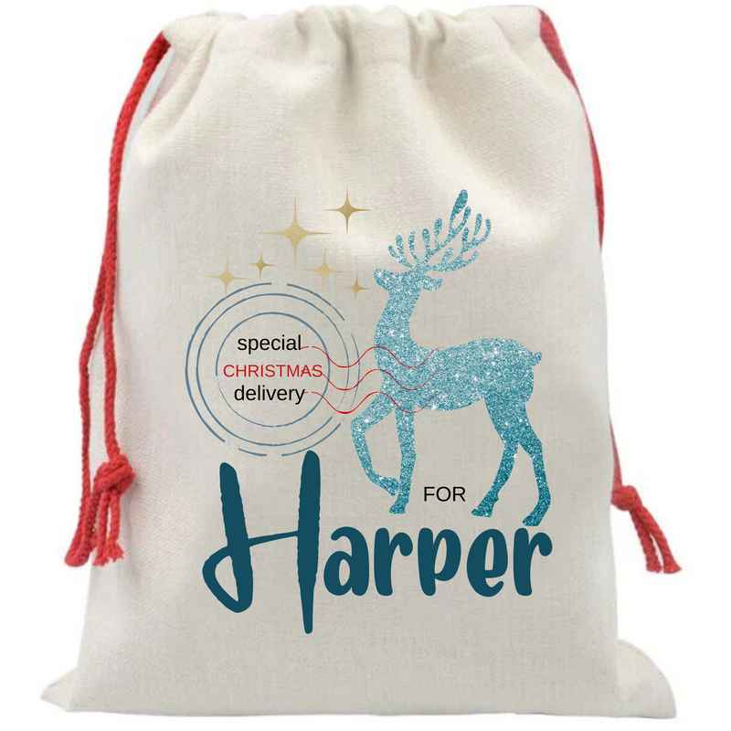 personalised Christmas sack