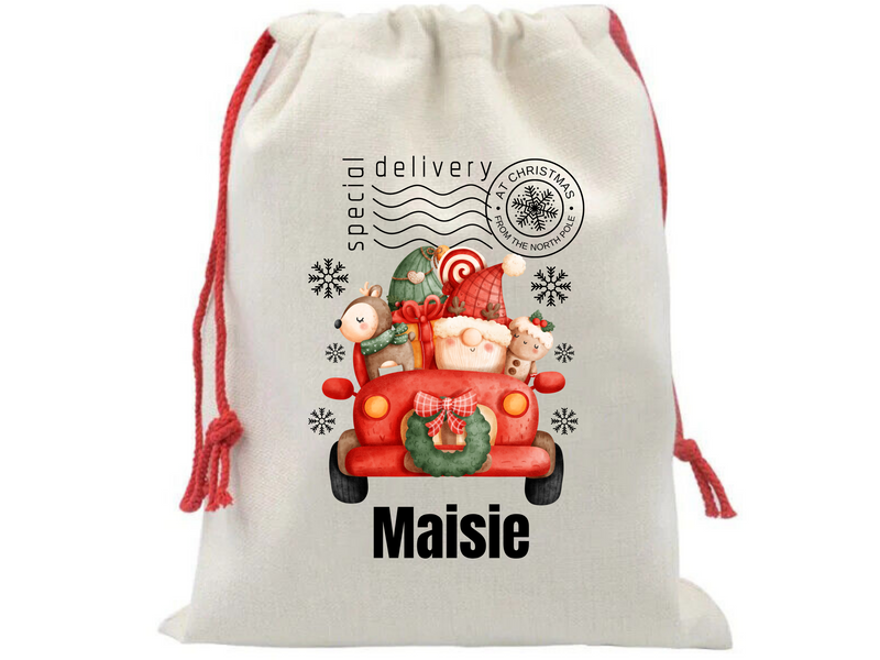 Personalised Merry Christmas Gifts Sack