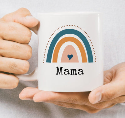 Boho Rainbow Mug Gift for Mama 