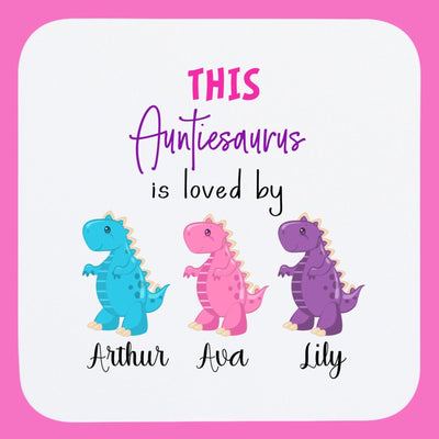 Custom Auntiesaurus Mug Gift for Auntie - giftsandpartythings