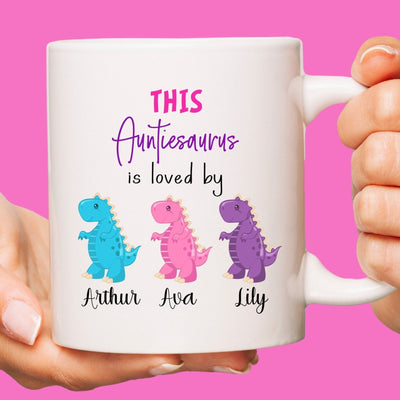 Custom Auntiesaurus Mug for Auntie 