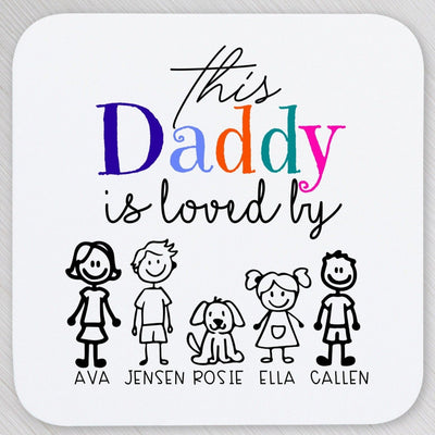 Personalised Coaster Gift For Dad