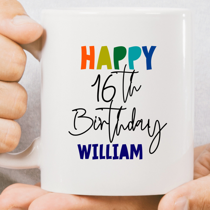 Personalised 16th Birthday Mug - Any Age