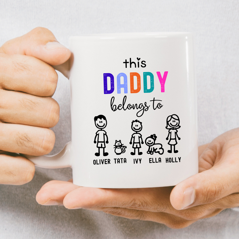 Personalised daddy mug