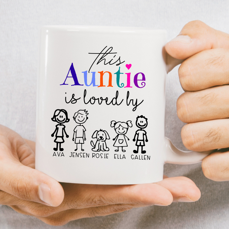 personalised auntie mug