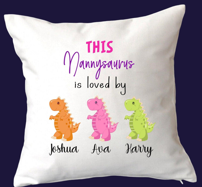 Nannysaurus Is Loved By Custom Cushion