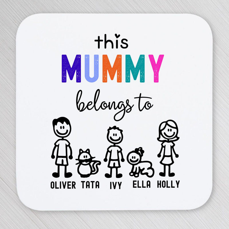 Personalised Coaster Gift for Mummy