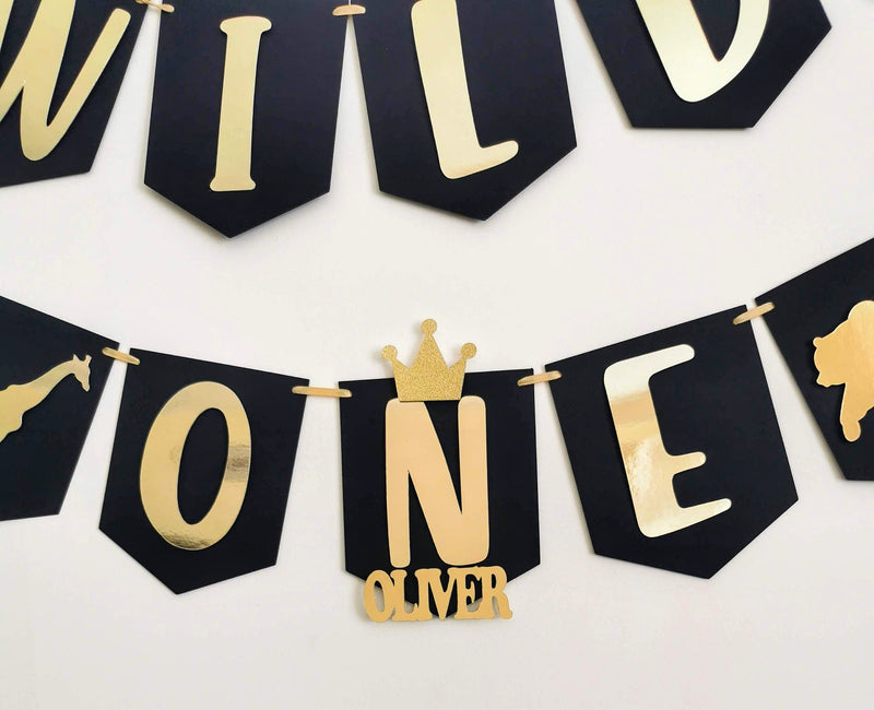 Personalised Wild One Birthday Banner