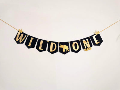 Personalised Wild One Birthday Banner