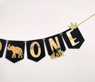 Personalised Wild One Birthday Banner