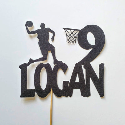 Personalised Basketball Cake Topper