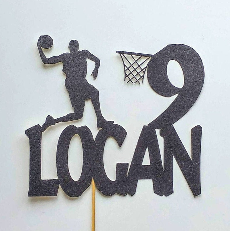 Personalised Basketball Cake Topper