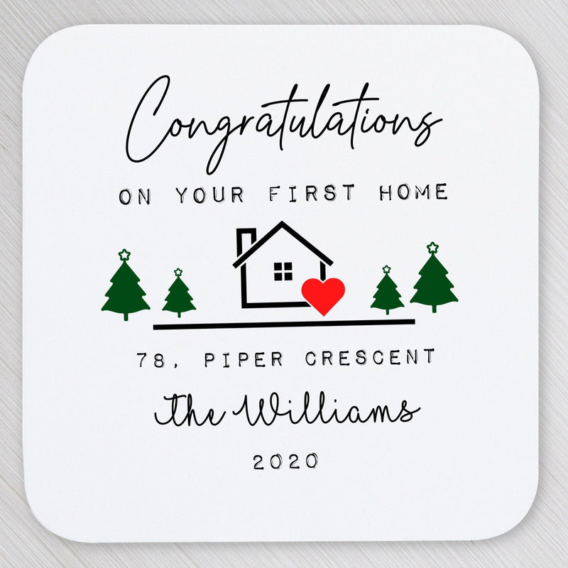 Congratulations On Your First Home Personalised Mug