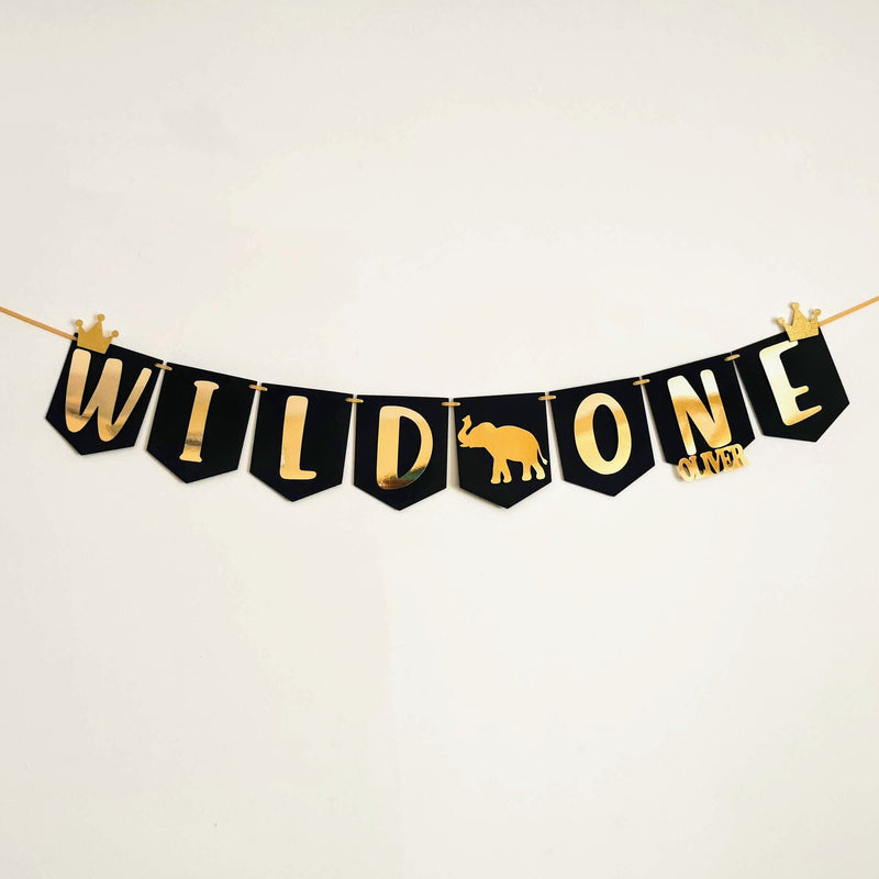 Personalised Wild One Birthday Banner