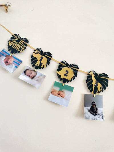 Personalised Wild One Birthday Photo Clips