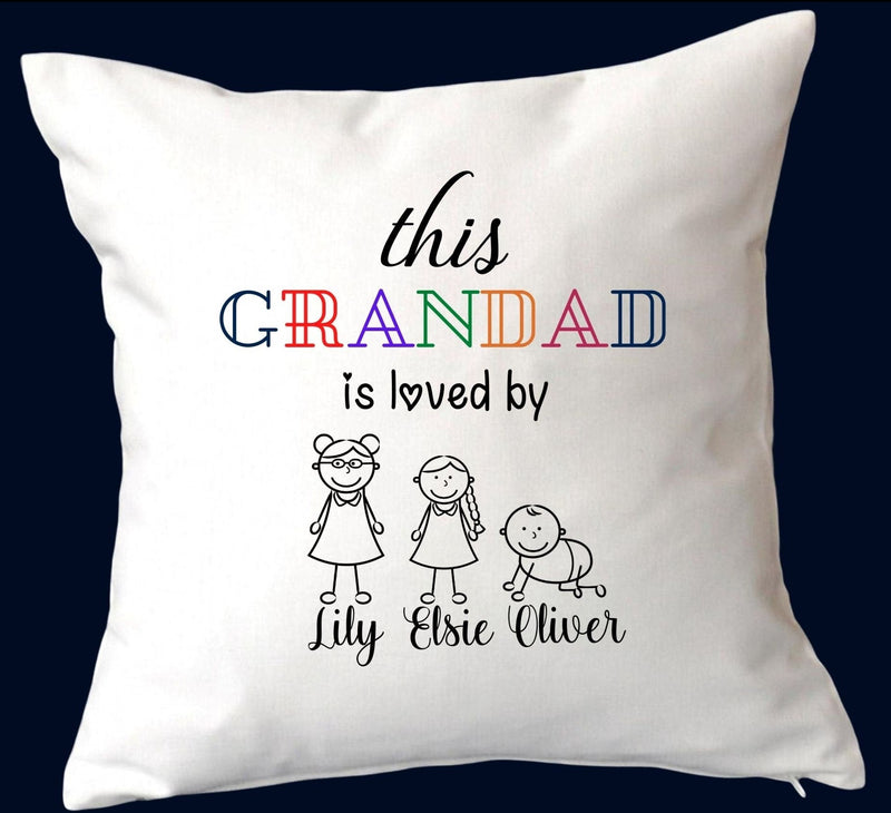 This Grandad Is Loved By Custom Cushion