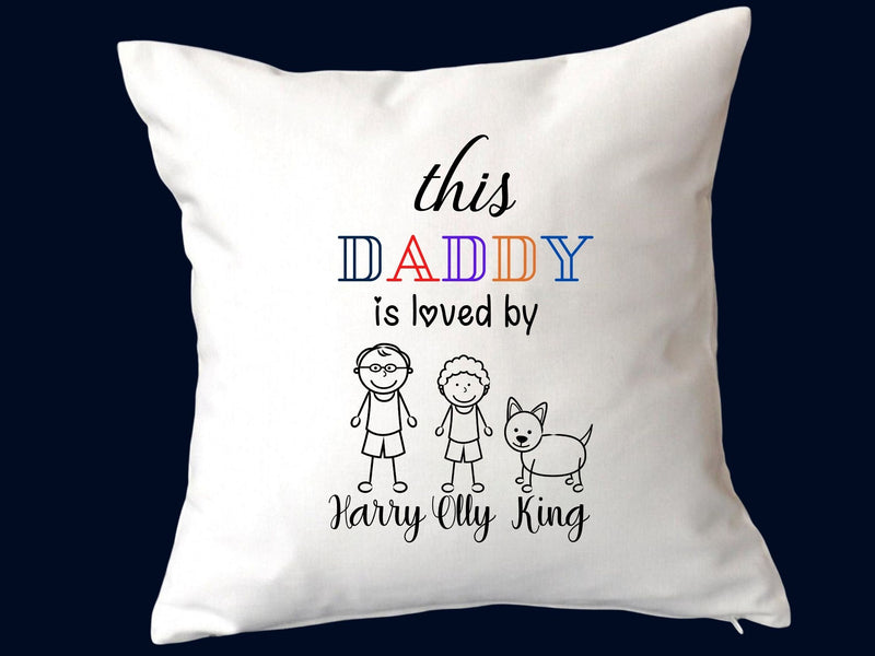 This Daddy Is Loved By Custom Cushion