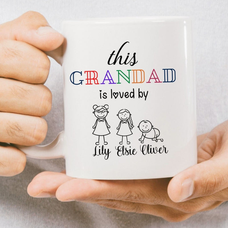 This Grandad is Loved by Custom Coffee Mug