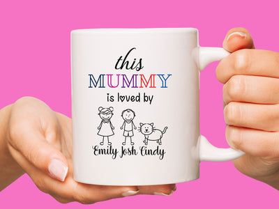 This Mummy is Loved by Coffee Mug Gift for Mummy