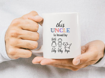 This Uncle Is Loved By Custom Mug Gift for Uncle