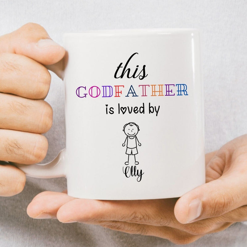 This Godfather is Loved by Custom Coffee Mug