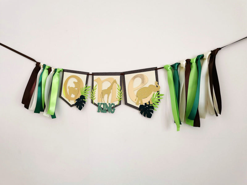 Personalised Wild One Birthday Ribbon Banner