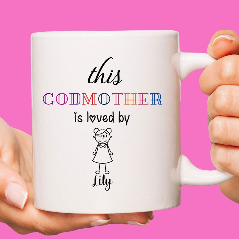 Personalised godmother mug