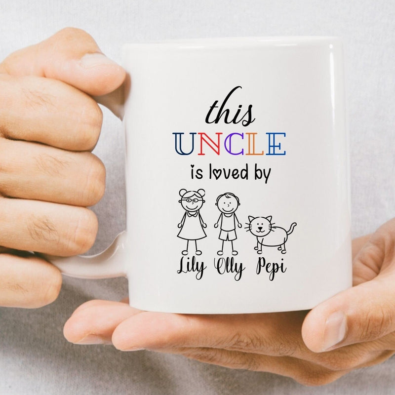 This Uncle Is Loved By Custom Mug Gift for Uncle