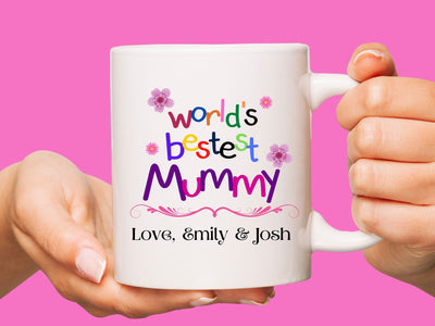 Custom World's Bestest Mummy Coffee Mug