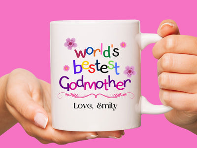 Custom World's Bestest Godmother Coffee Mug